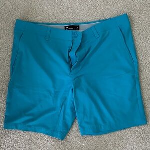 Under Armour Men's Teal Flat Front Shorts